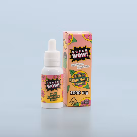 Photograph of product: Proof - SuperWow Tincture - Pink Lemonade Drops