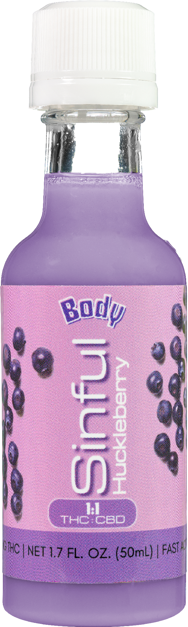 Photograph of product: Sinful Huckleberry Shooter - 100 mg