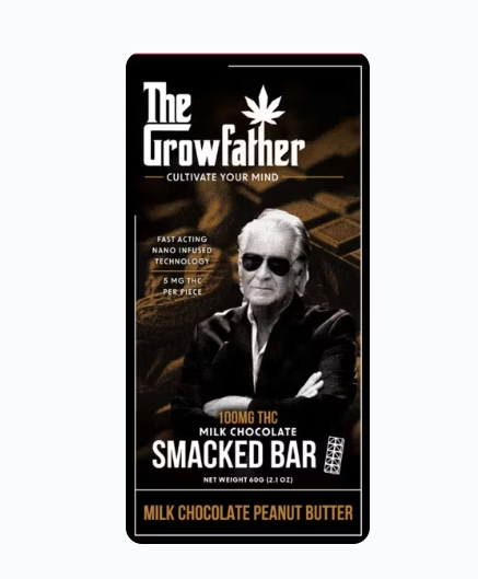 Photograph of product: Peanut Butter Smacked Bar | Peanut Butter & Milk Chocolate [20pk x 5mg]