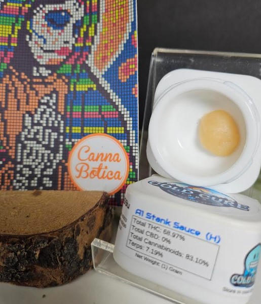 Photograph of product: Cold Cure Live Rosin - A1 Stank Sauce