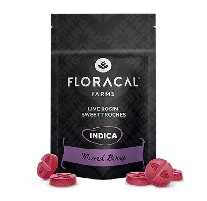 Photograph of product: 10ct/10mg Live Rosin Troches (Mixed Berry)