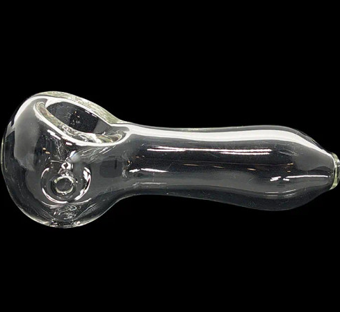 Photograph of product: 4" Clear Spoon Hand Pipe