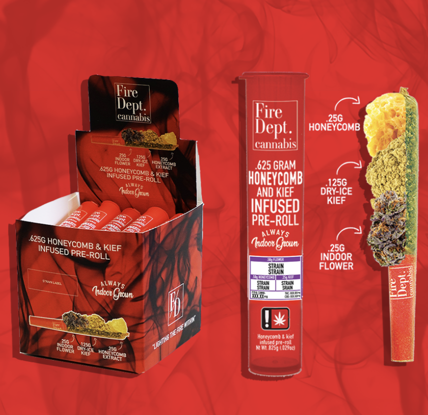 Photograph of product: Fire Dept | Mendo Breath - 0.5g Infused Pre-Roll