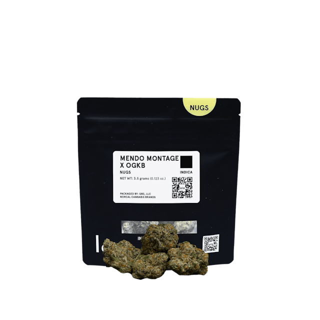 Photograph of product: Mendo Montage x OGKB | Indoor Nugs | 3.5g