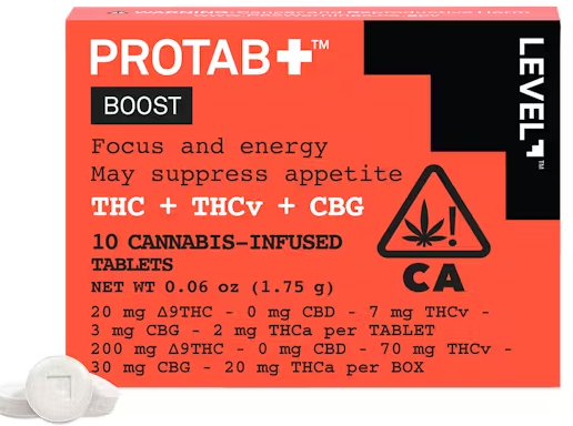 Photograph of product: ProTab [S] - 250MG Boost Tablets 10PK