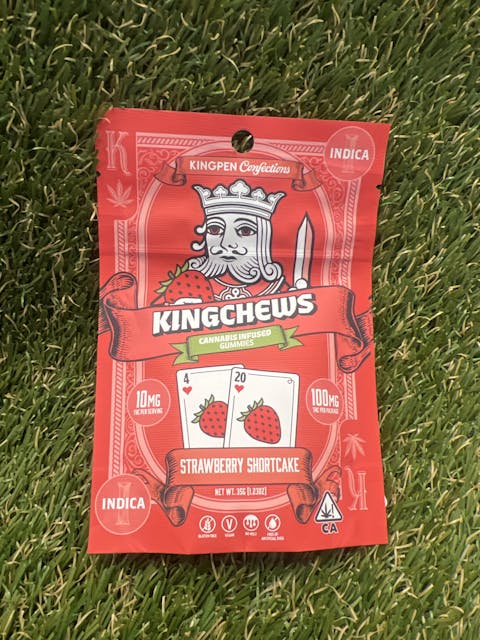 Photograph of product: STRAWBERRY SHORTCAKE 100MG 10PK GUMMIES - 