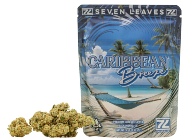 Photograph of product: Caribbean Breeze 3.5g - Sales Floor