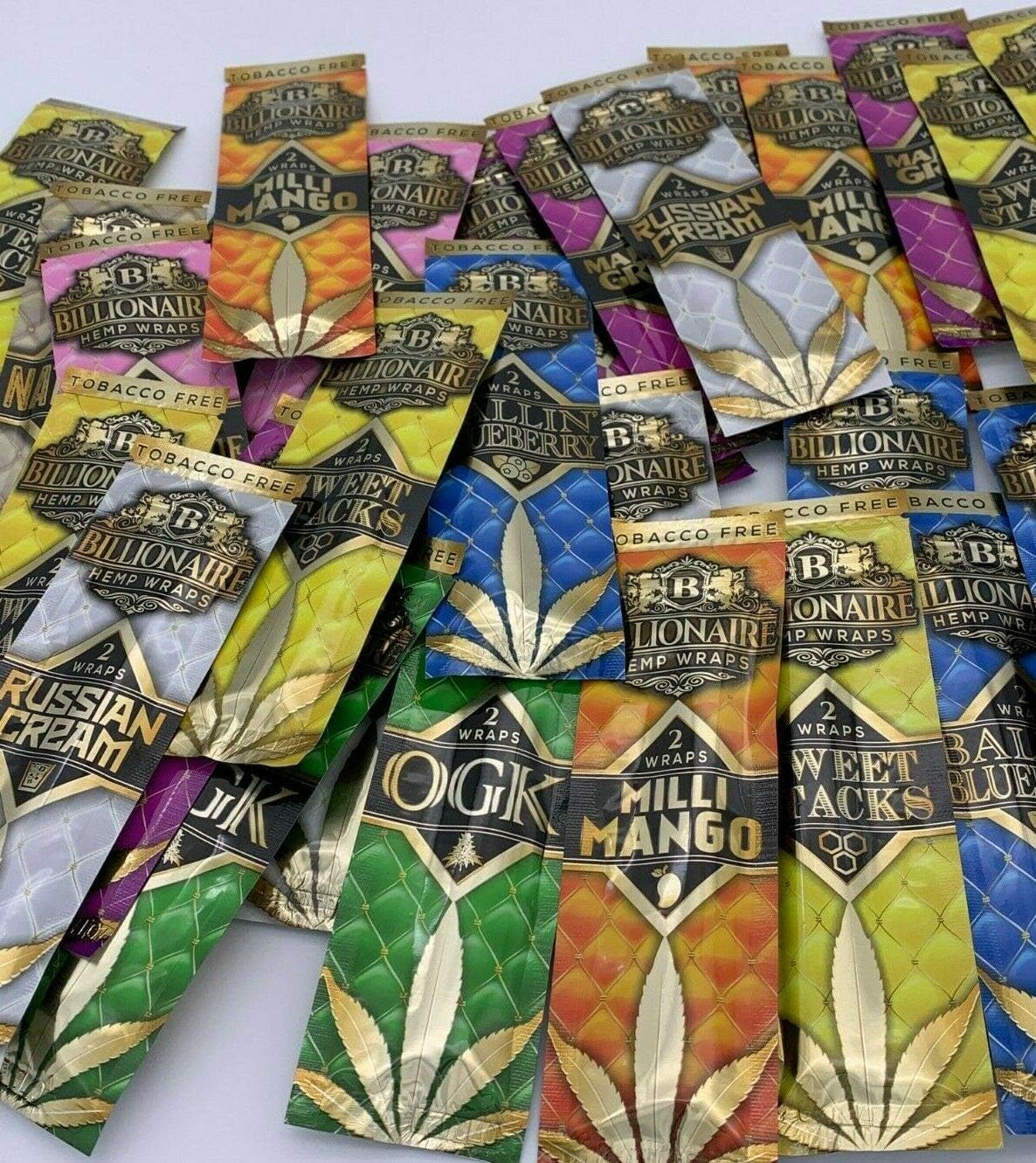 Photograph of product: True Hemp Flavored Blunt Wraps 2-Pack
