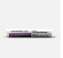 Photograph of product: Generic AF | Runtz x Grease Monkey (I) Pre-Rolls 2 Pack