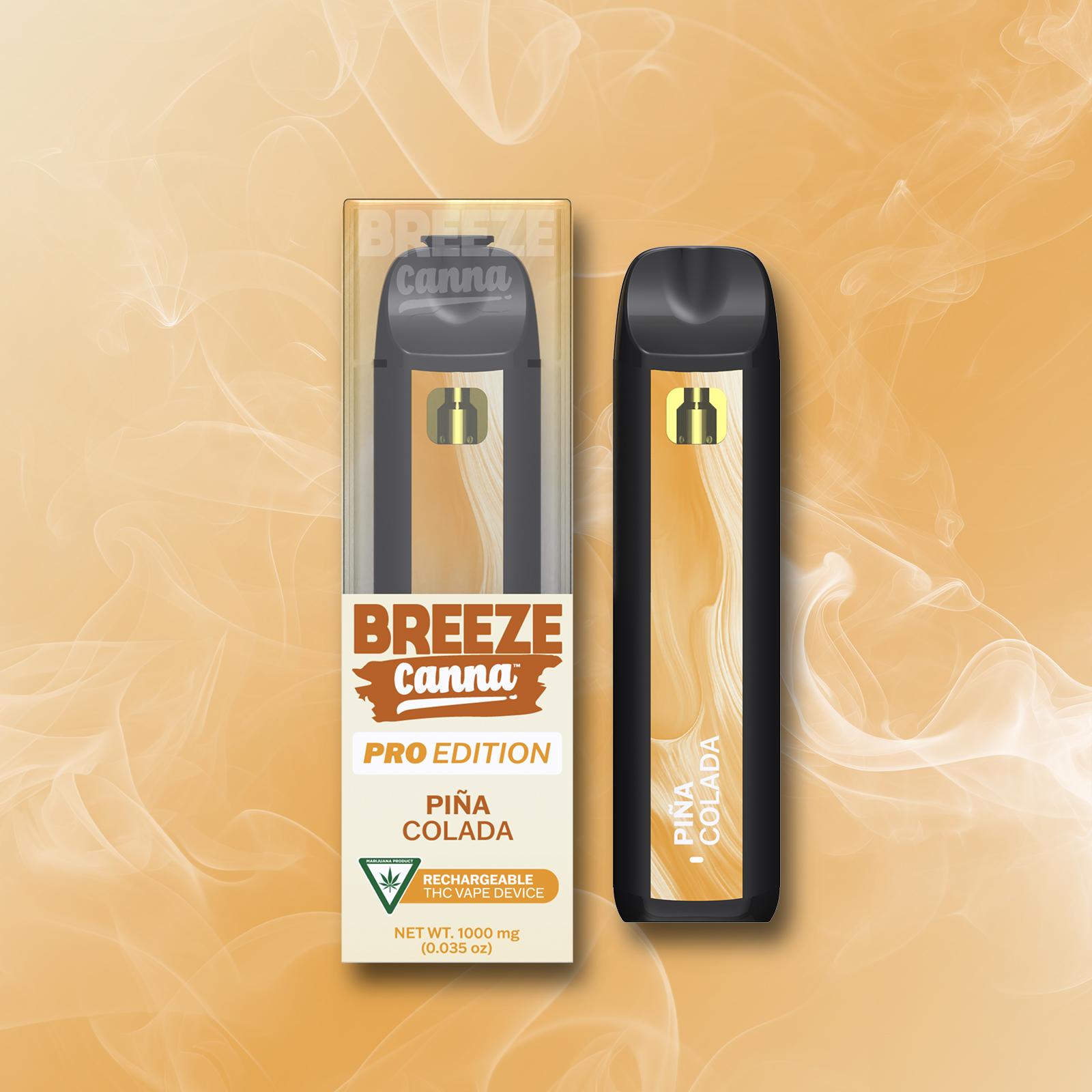 Photograph of product: Breeze Canna Pro Disposable | Pina Colada