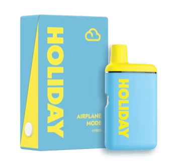 Photograph of product: Airplane Mode TH-oui/CBG - - Disposable Vape - Holiday