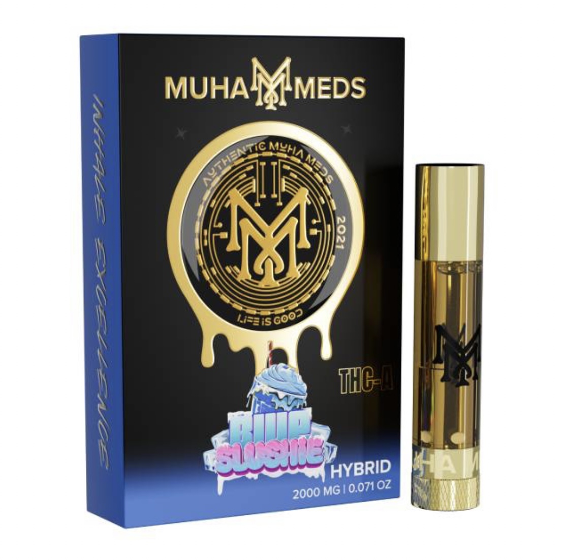 Photograph of product: AU Muha: Blue Slushie 2G Cart
