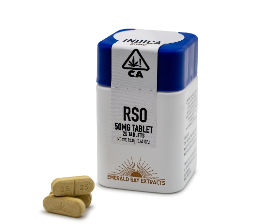 Photograph of product: Emerald Bay Extracts | Space Station | 50mg : 20pk | RSO Full Spectrum | 1000mg 