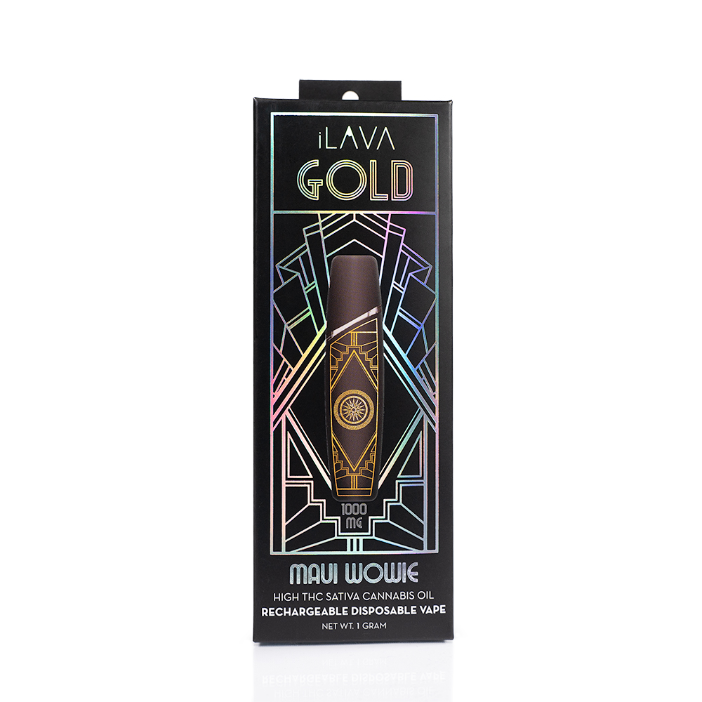 Photograph of product: GOLD Disposable 1000mg - Maui Wowie