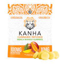 Photograph of product: MANGO GUMMIES- 100MG