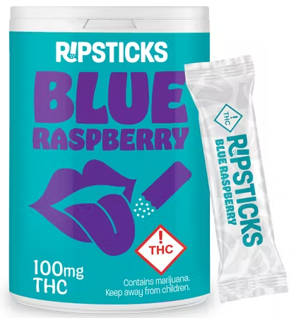 Photograph of Product: Ripple - RipSticks - Blue Raspberry (S) 100mg