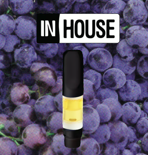 Photograph of product: In House | 1g | Vape | Distillate Disposable | Cool Grape
