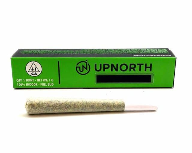 Photograph of product: Upnorth - Purple Afghani 1g Preroll - 