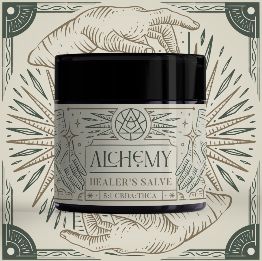 Photograph of product: Alchemy | Healer's Salve Lotion 5:1 TH-oui : CBD  | 2 oz 100mg