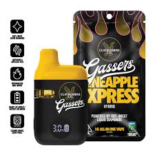 Photograph of product: Claybourne Co. Gassers AIO Pineapple Express