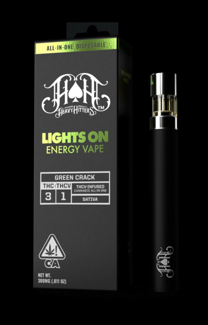 Photograph of product: Heavy Hitters - "Lights On" Green Crack
