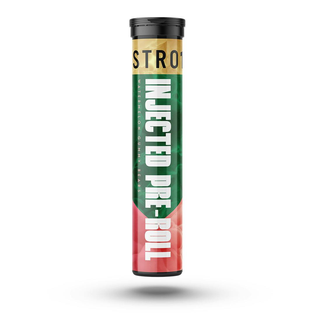 Photograph of product: Distro 10 | 10 x 0.5g Infused Pre Rolls | Strawberry Diesel