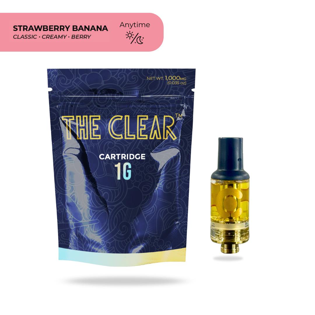 Photograph of product: STRAWBERRY BANANA 1G CARTRIDGE (H)