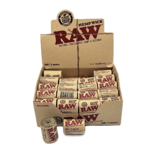Photograph of product: RAW: Hemp Wick | 10ft