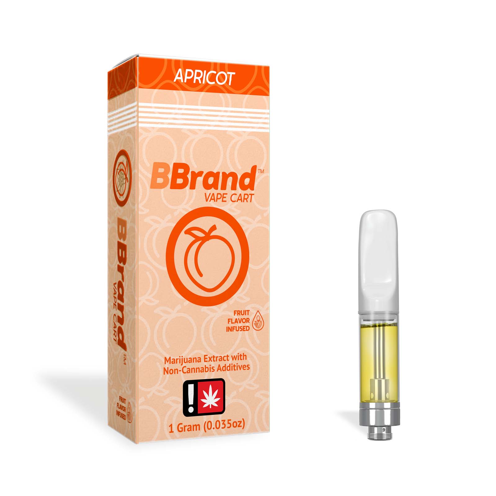Photograph of product: Apricot Flavor Infused Cartridge | 1g