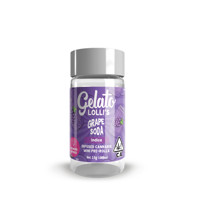 Photograph of product: Grape Soda | .6G Lolli Infused 5-Pack - 