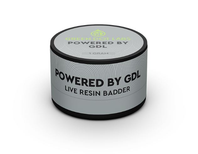 Photograph of product: Green Dot Labs Powered by GDL Pancake Breath Live Resin Badder 2g