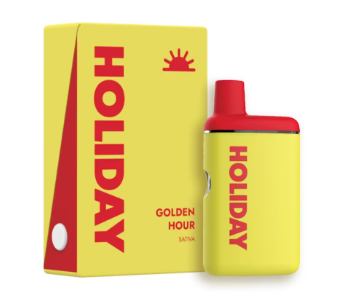 Photograph of product: Golden Hour Disposable Vape - Holiday