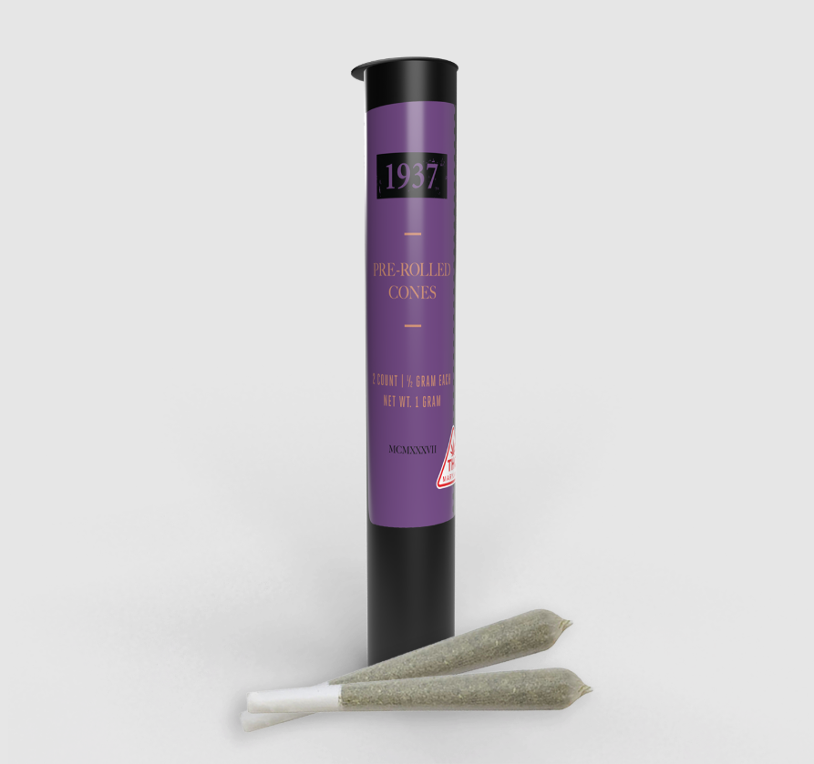 Photograph of product: 1937 Motor Cake Pre-roll 0.5g/ x 2ct - 0101