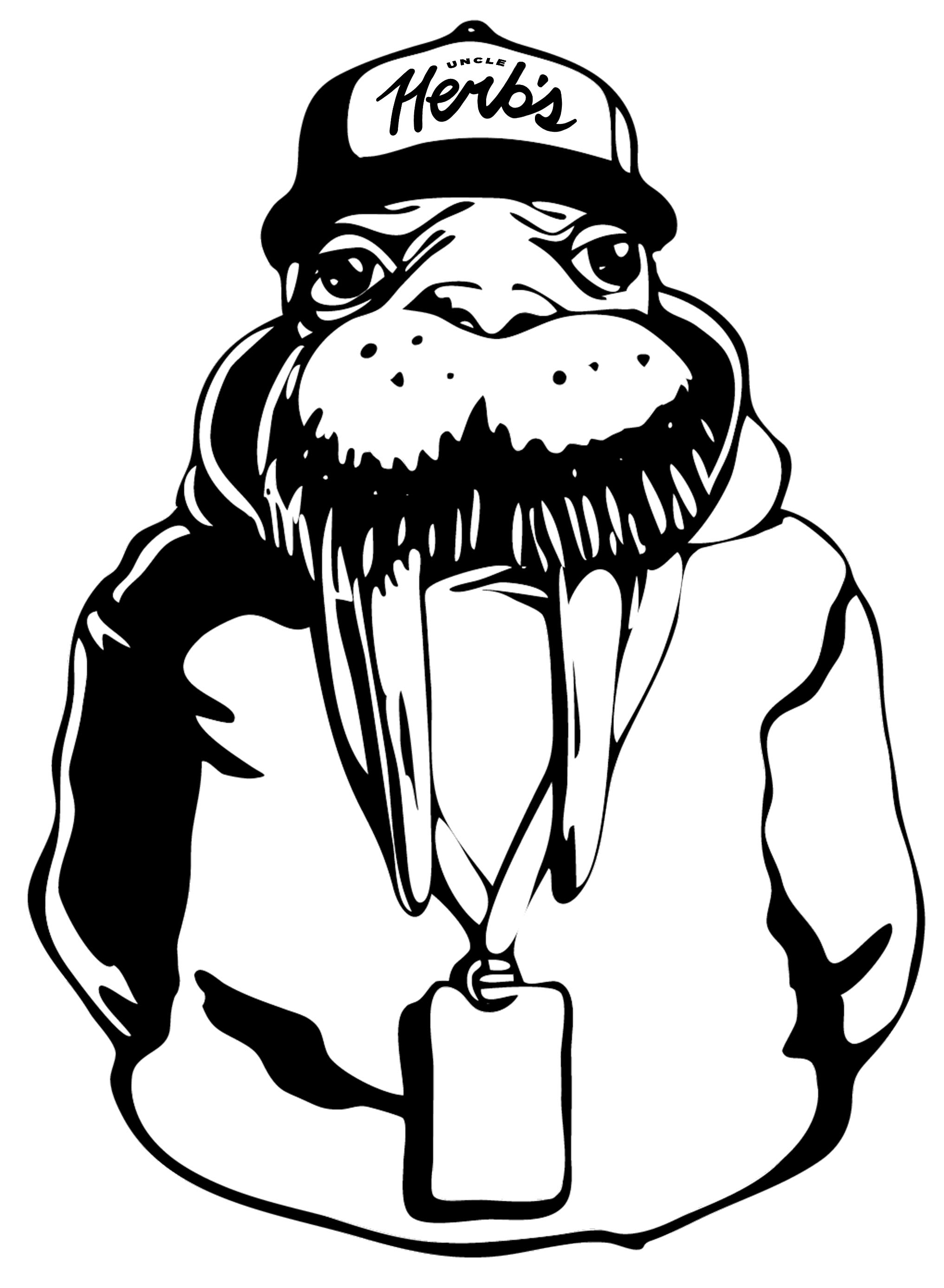 Photograph of product: Herbs Walrus Shirt - S
