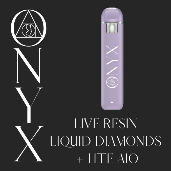Photograph of product: Onyx | Rainbow Mochi | .5g Live Resin Cartridge