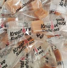 Photograph of product: Raspberry Karamels | 100 mg | 10 pk | I