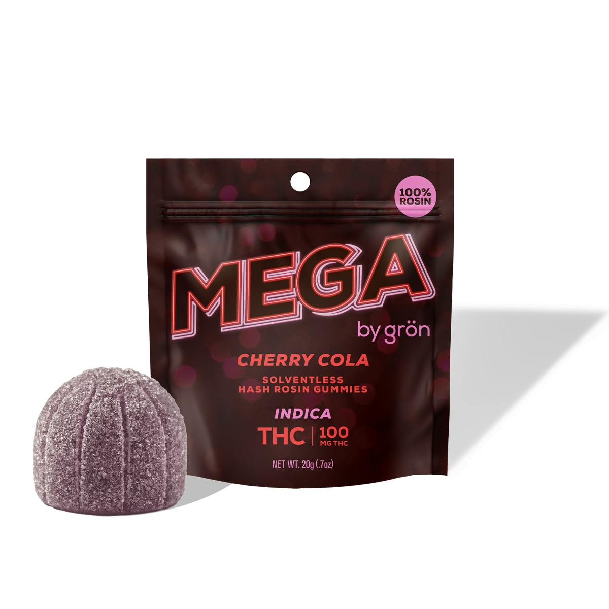 Photograph of product: Cherry Cola | Live Rosin Mega Pearl 100mg