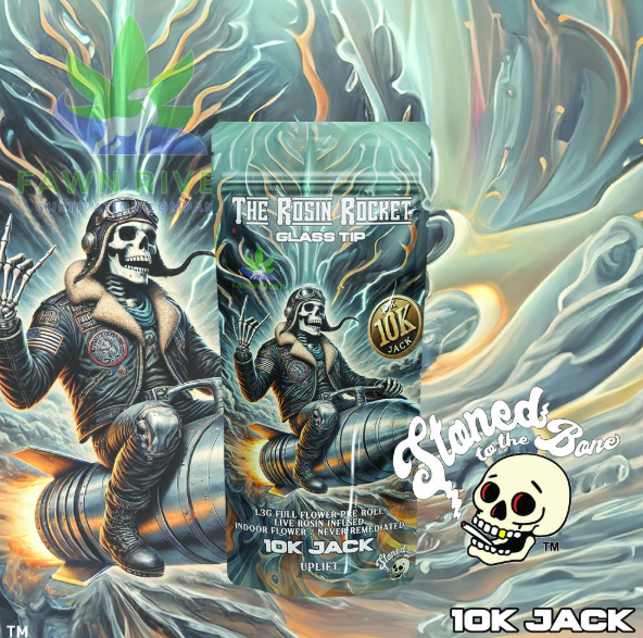 Photograph of Product: 10K Jack | 1.3g Rosin Rocket | Stoned To The Bone