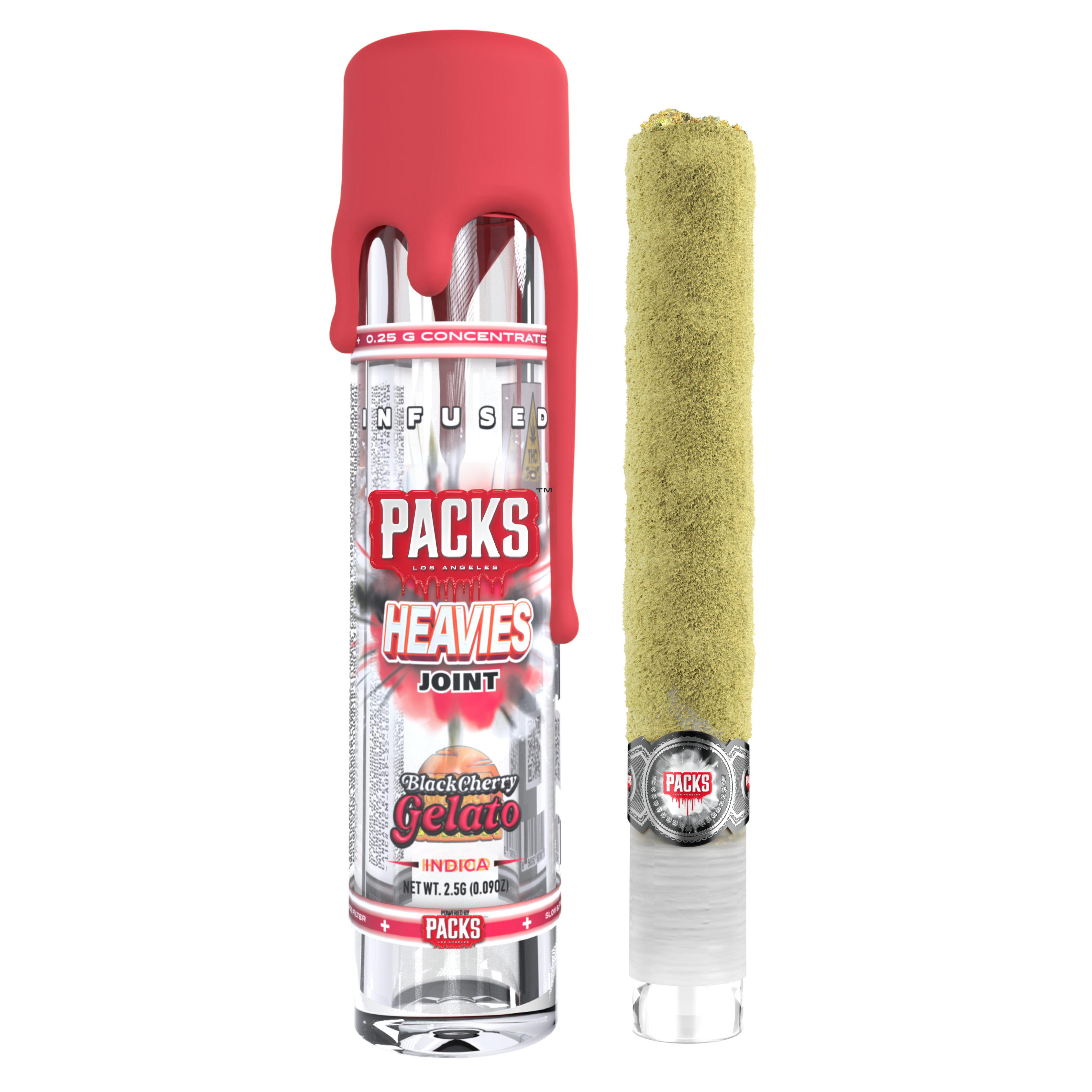 Photograph of product: BLACK CHERRY GELATO | Packs Heavies | 2.5G