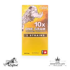 Photograph of product: LIFTED - PREROLL - 10PK - Oui'd - WATERMELON DREAM & PURPLE TANGIE