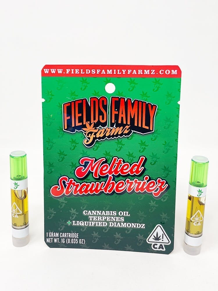Photograph of product: MELTED STRAWBERRIEZ - 1G VAPE CART