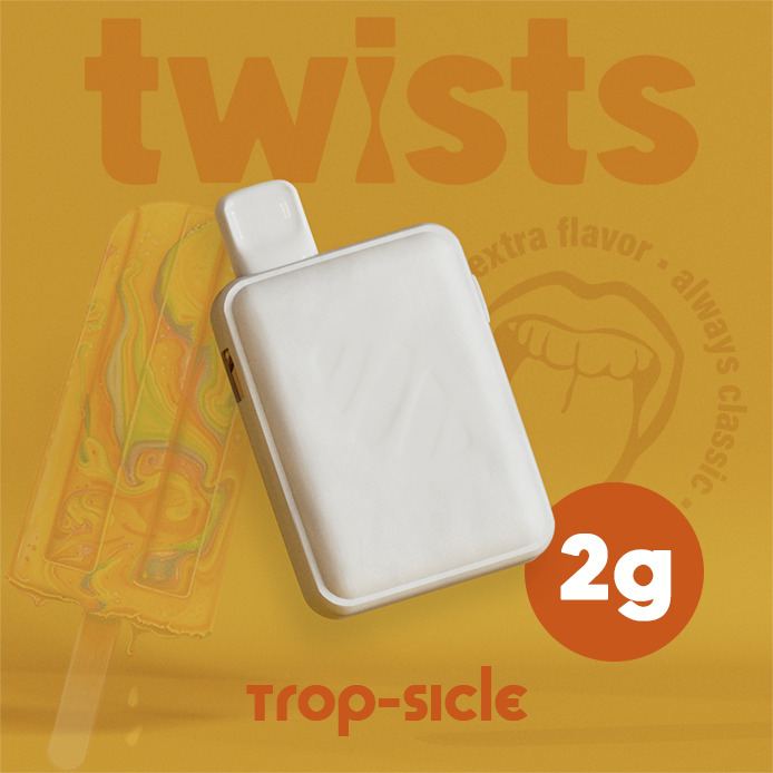 Photograph of product: Oil Twist Tugboat  - Tropsicle - Disposable - 2000mg