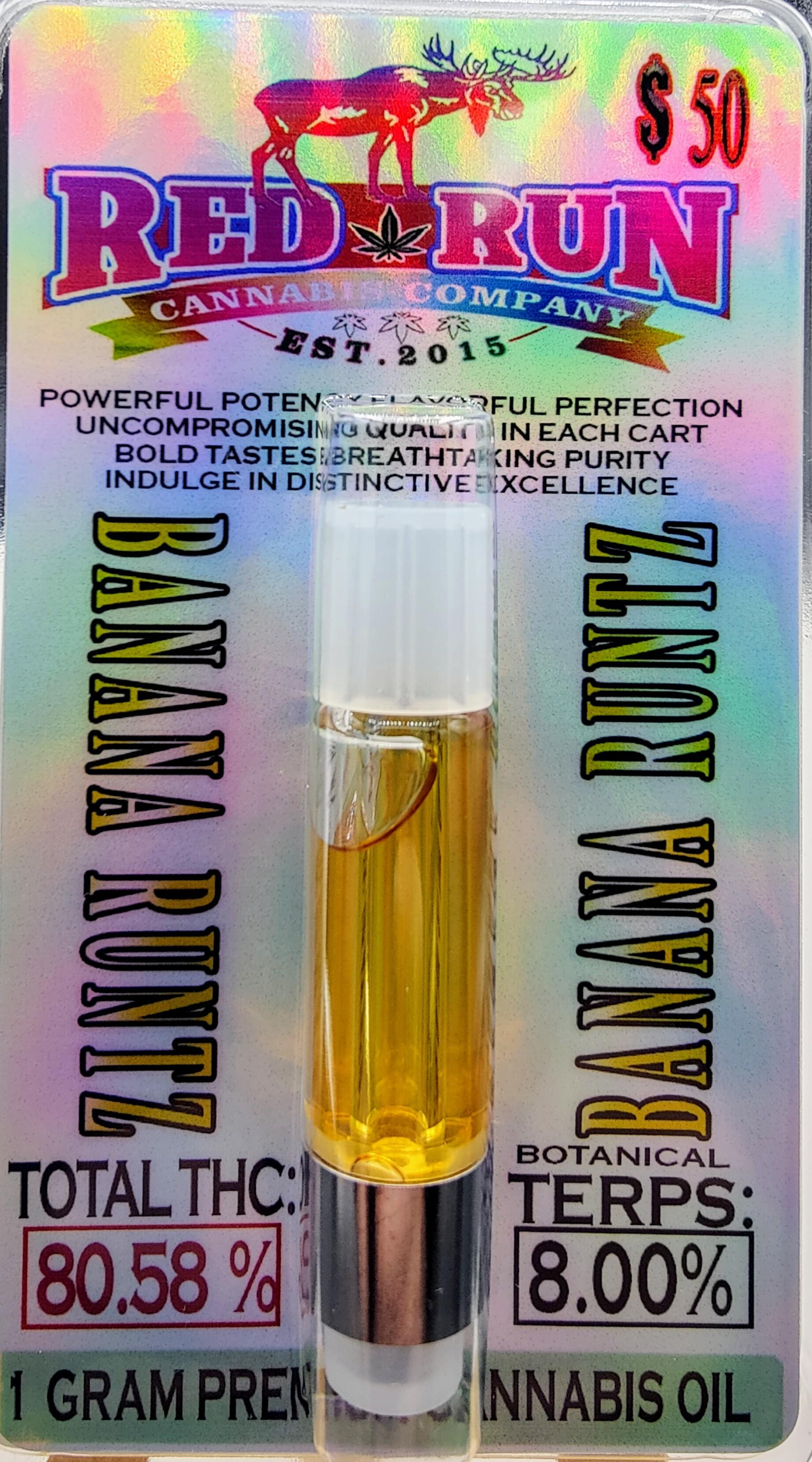 Photograph of product: Banana Runtz Cartridge