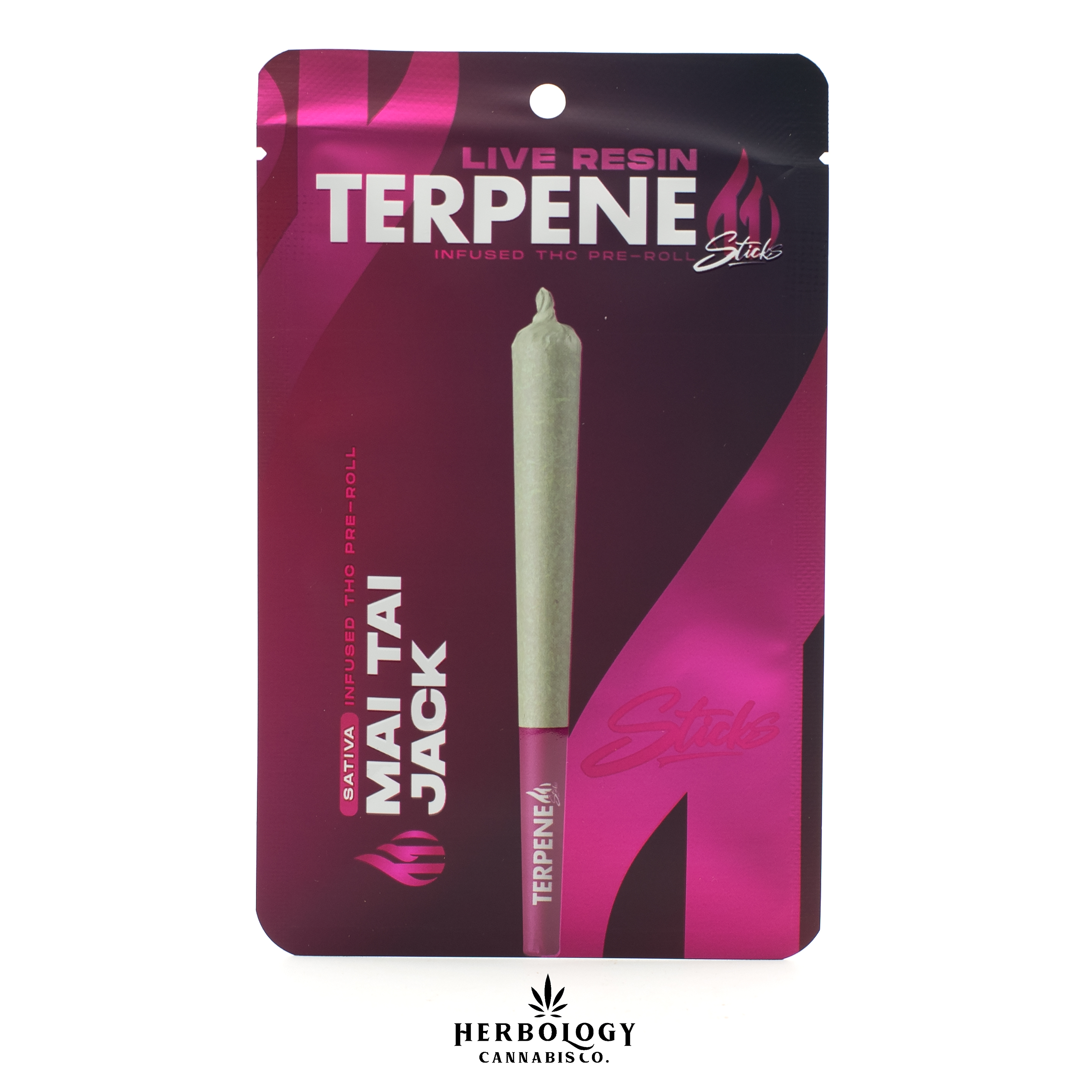 Photograph of product: Terpene Sticks | Live Resin Infused Pre-Roll | Mai Tai Jack | 1.2g