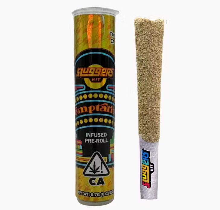 Photograph of product: Sluggers Hit Temptation Infused Preroll .7g