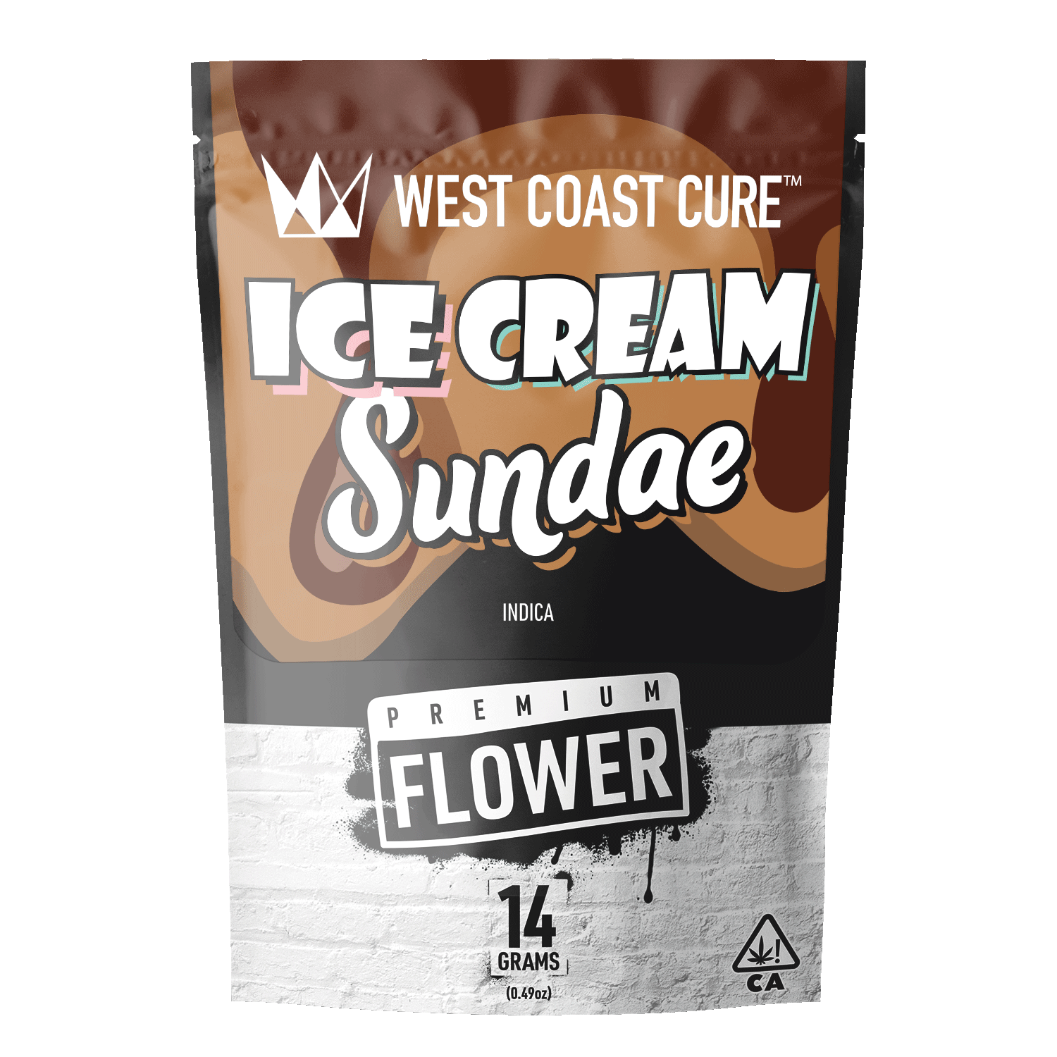 Photograph of product: West Coast Cure - Ice Cream Sundae (Indica) Flower 14g