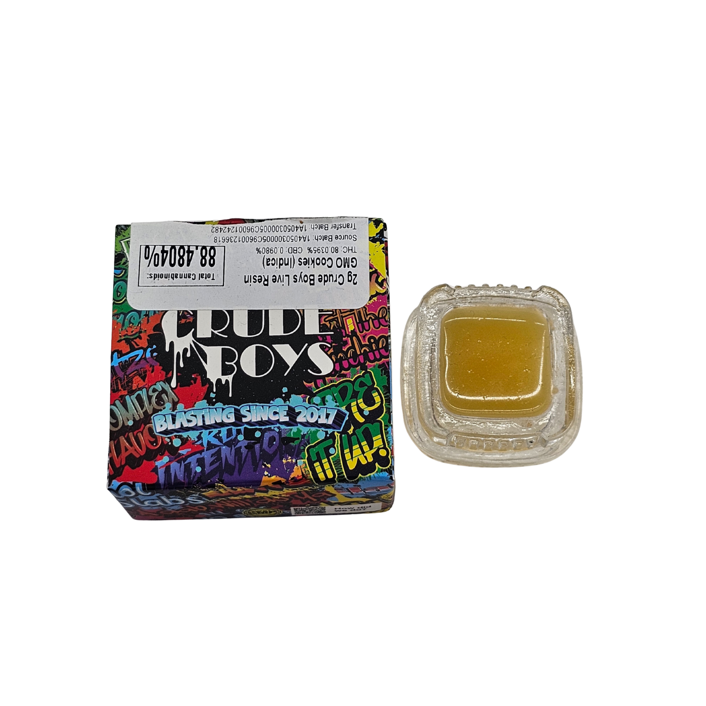 Photograph of product: Crude Boys - GMO Cookies Live Resin