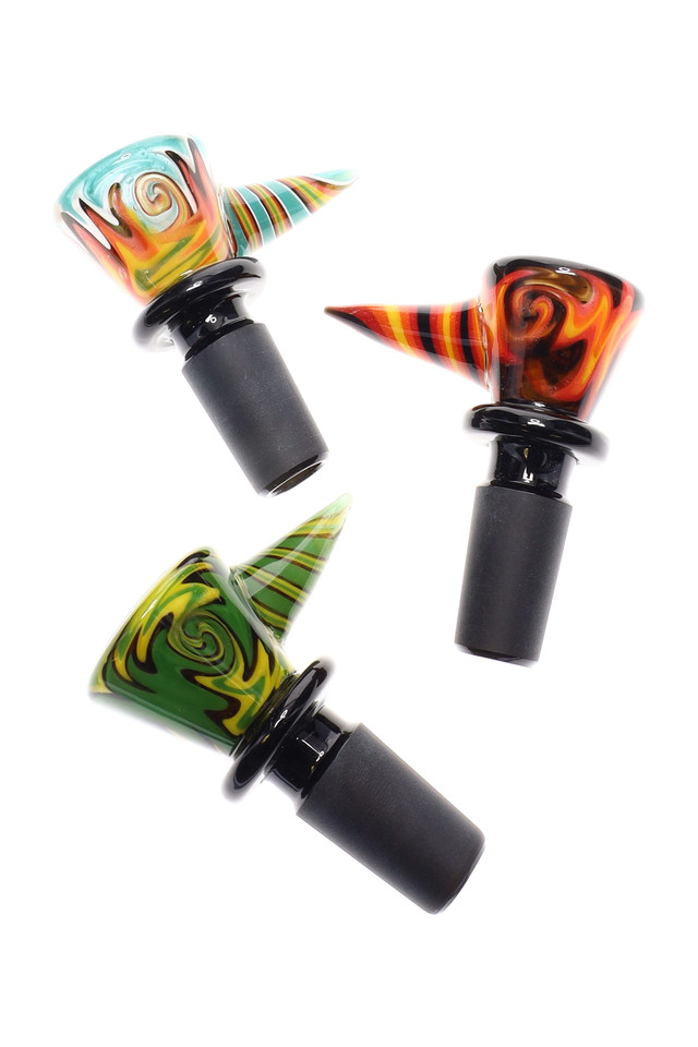 Photograph of product: SPIKED GLASS BOWL