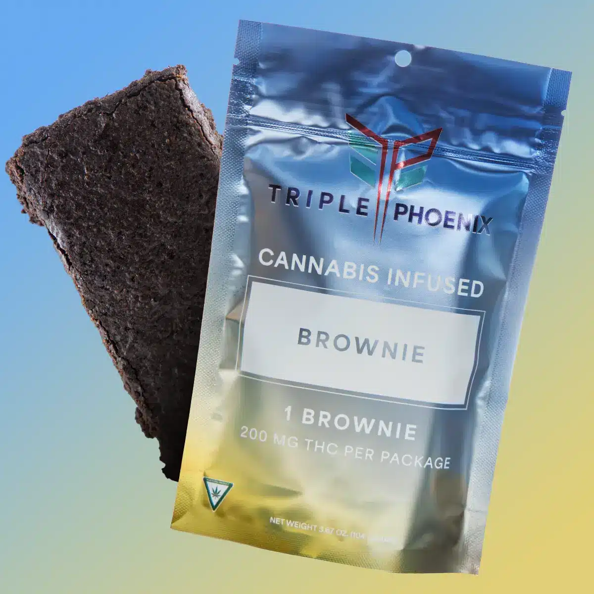 Photograph of product: Triple Phoenix | Brownie 200mg