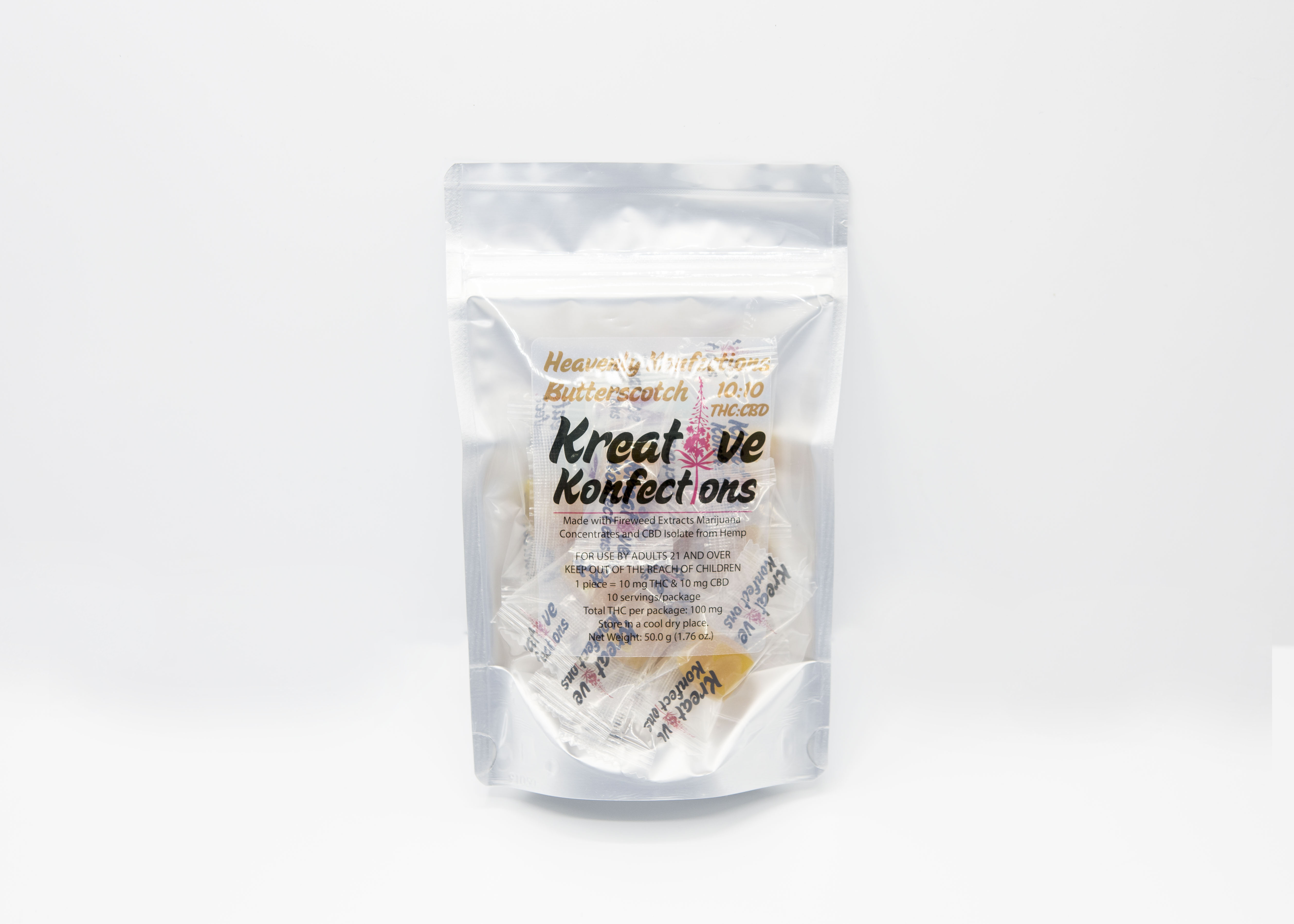 Photograph of product: Butterscotch Heavenly Soft Chews - 100mg